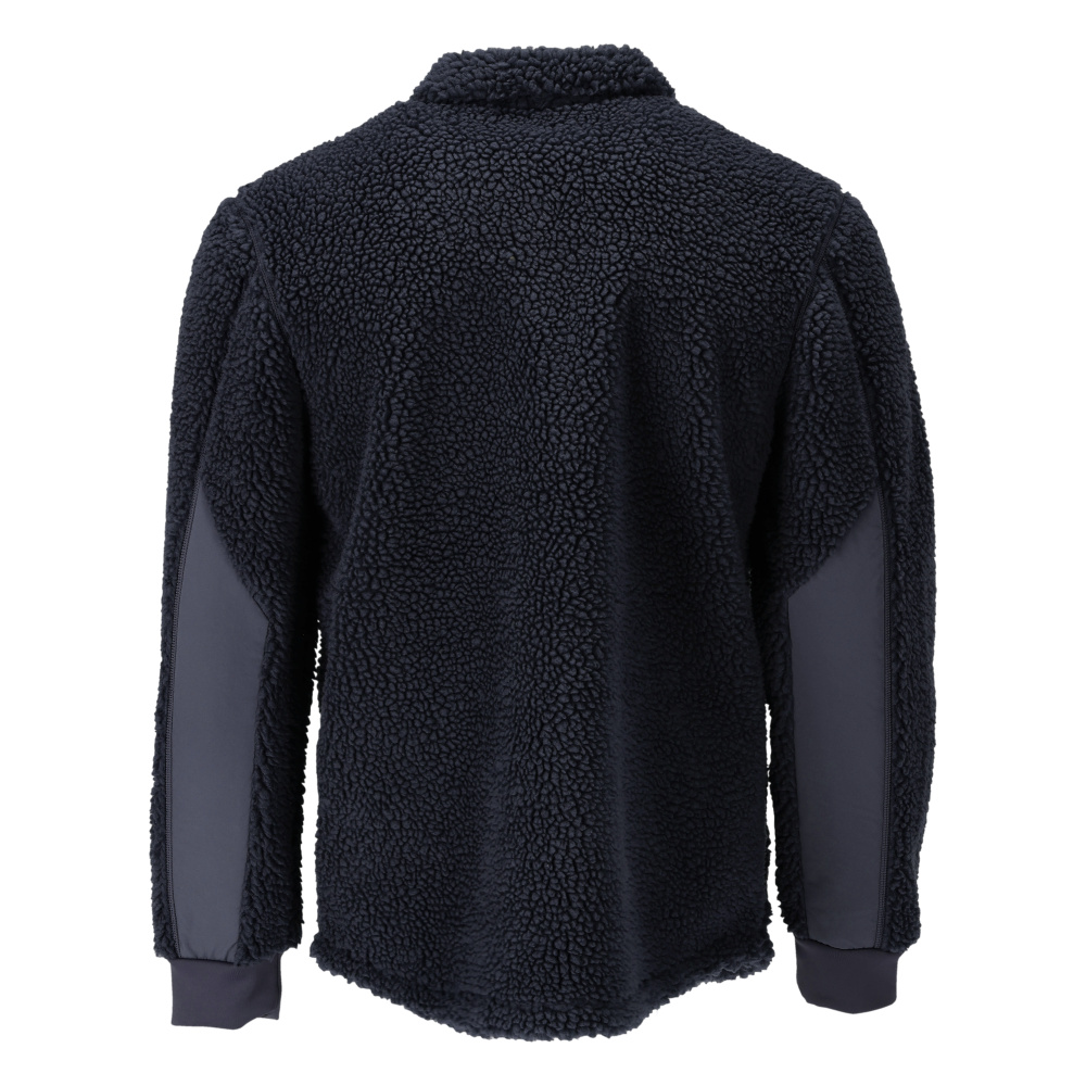 Faserpelz Hemd CUSTOMIZED Schwarzblau XL