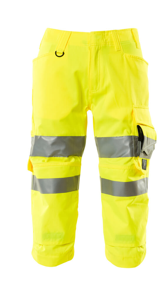 Dreiviertel-Hose mit Knietaschen SAFE SUPREME Hi-vis Gelb C44