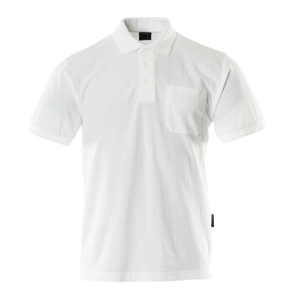 Polo-Shirt mit Brusttasche CROSSOVER Weiß 2XL