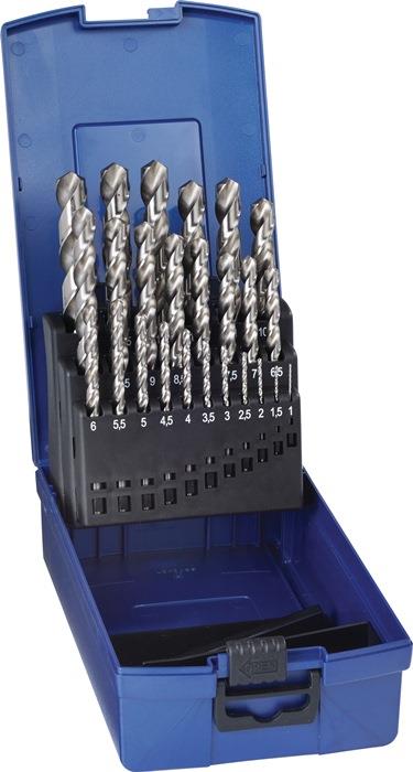 Spiralbohrer-Satz DIN 338 Typ W HSS PROMAT 1-13 mm 25 teilig