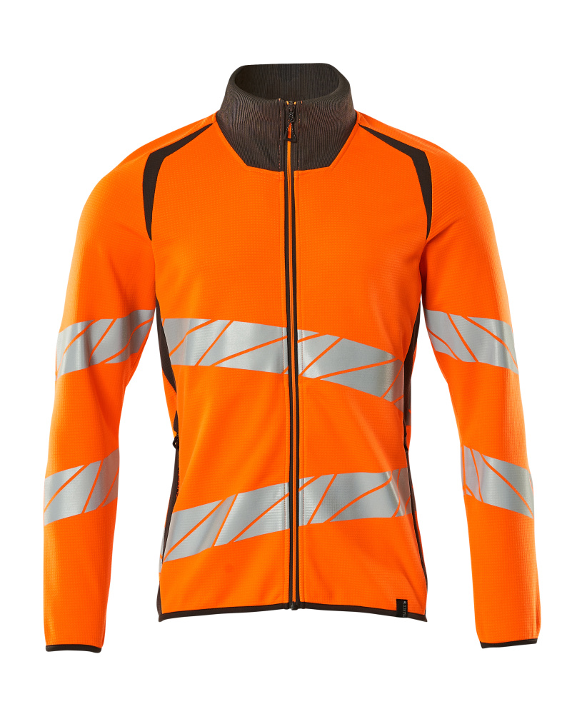 Sweatshirt mit Reißverschluss ACCELERATE SAFE Hi-vis Orange/Dunkelanthrazit 4XL