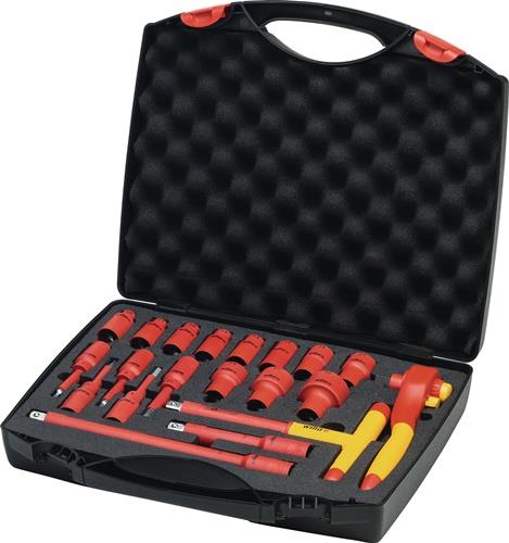 Ratschenschlüsselset 21-tlg.1/2 Zoll 10-32mm Außen 6kt.,4-10mm Innen 6kt.Z.72