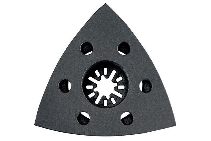 Dreieckschleifplatte von Eck zu Eck 93 mm gelocht kletthaftend METABO