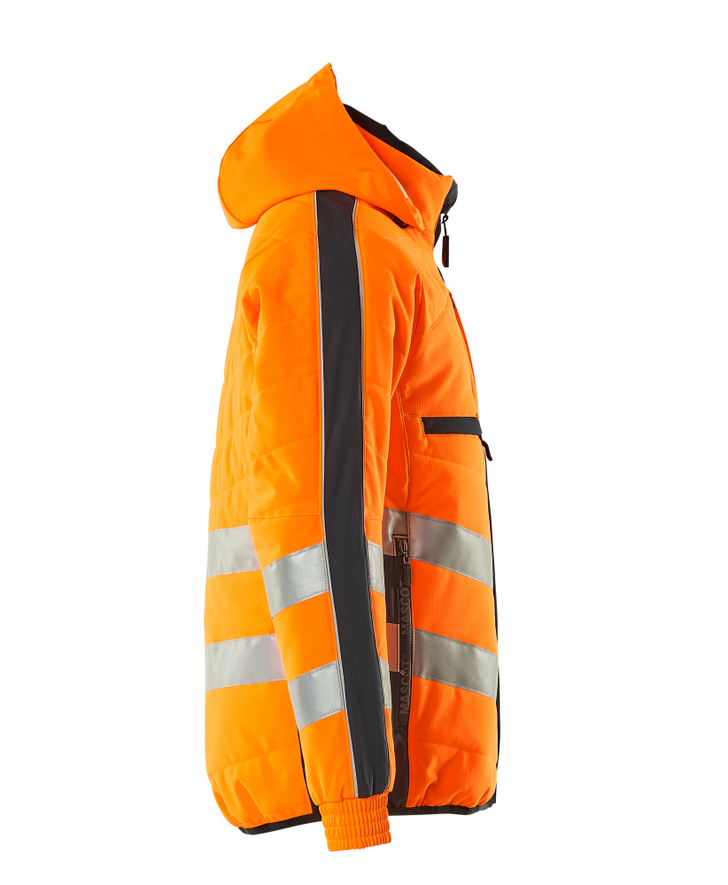 Jacke SAFE SUPREME Hi-vis Orange/Schwarzblau 2XL