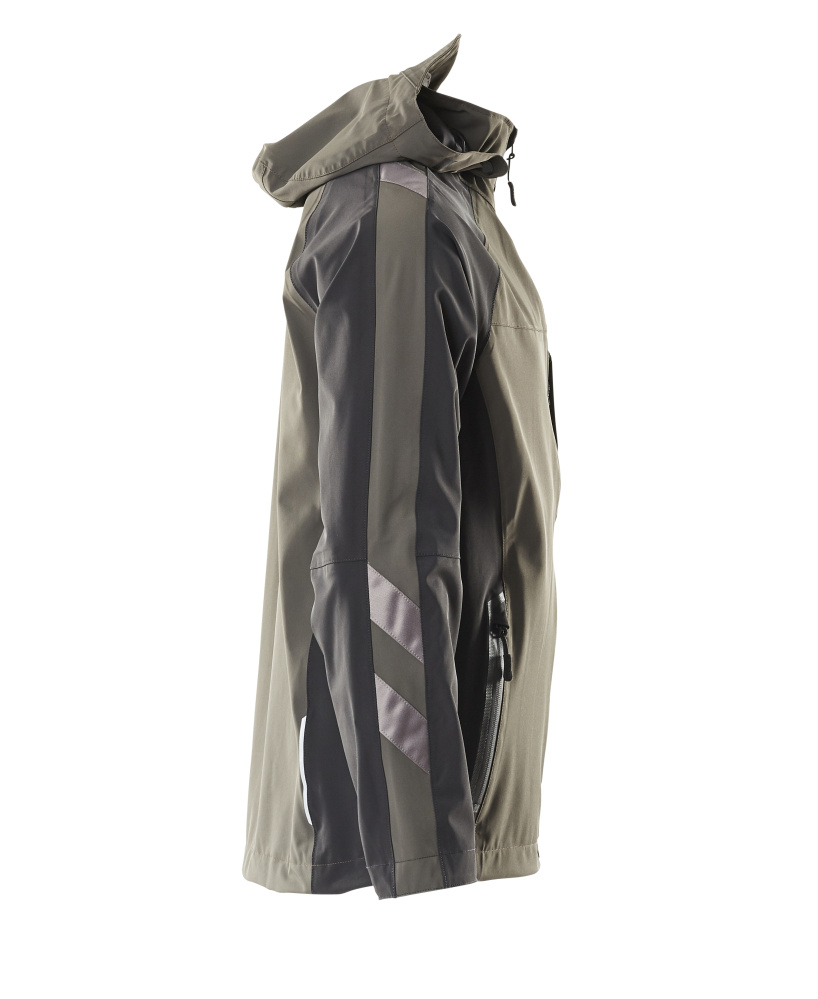 Hardshelljacke UNIQUE Dunkelanthrazit/Schwarz 4XL