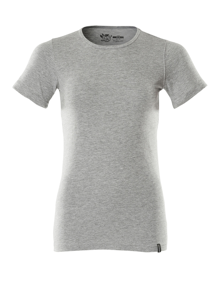 Damen-Passform T-Shirt CROSSOVER Grau-meliert 2XLONE