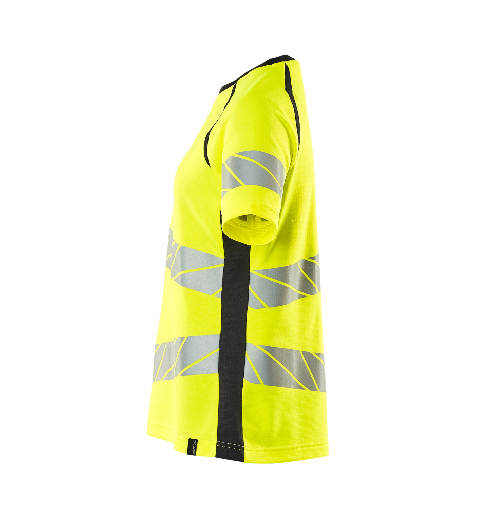 Damen-Passform T-Shirt ACCELERATE SAFE Hi-vis Gelb/Schwarzblau 5XLONE
