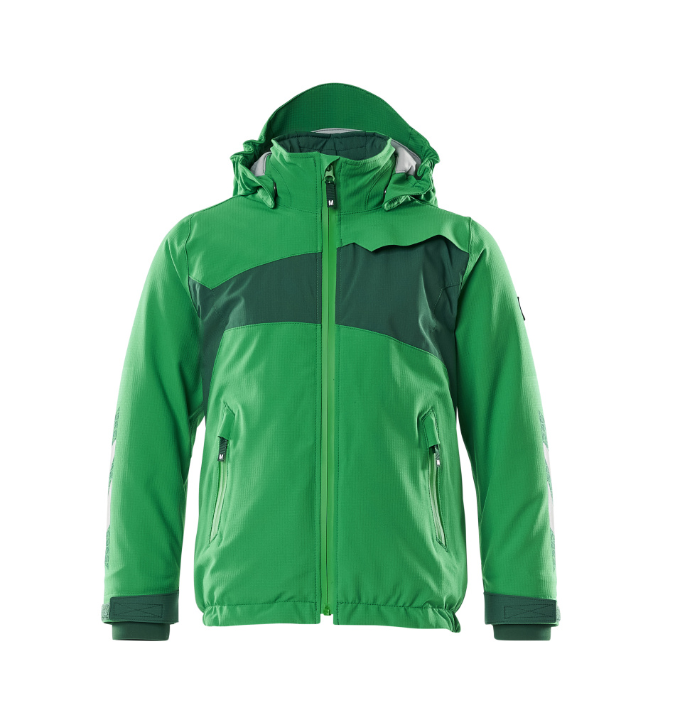Winterjacke für Kinder ACCELERATE Grasgrün/Grün 104