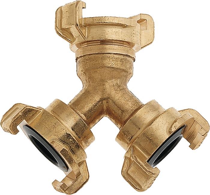 Abzweigstück GEKA plus Messing Schlauchgröße 9,5-38 mm GEKA