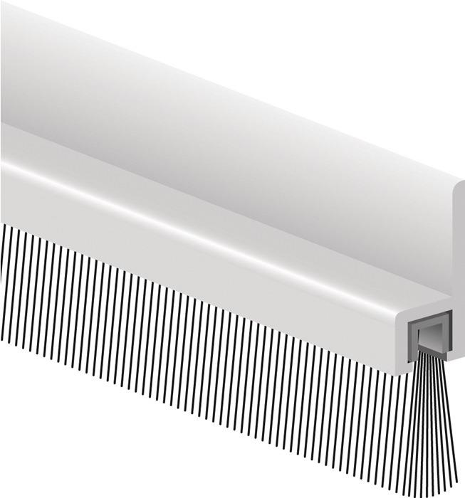 Bürstendichtung mit strapazierfähiger Bürste z.Schrauben 7 mm 12 mm 30 mm