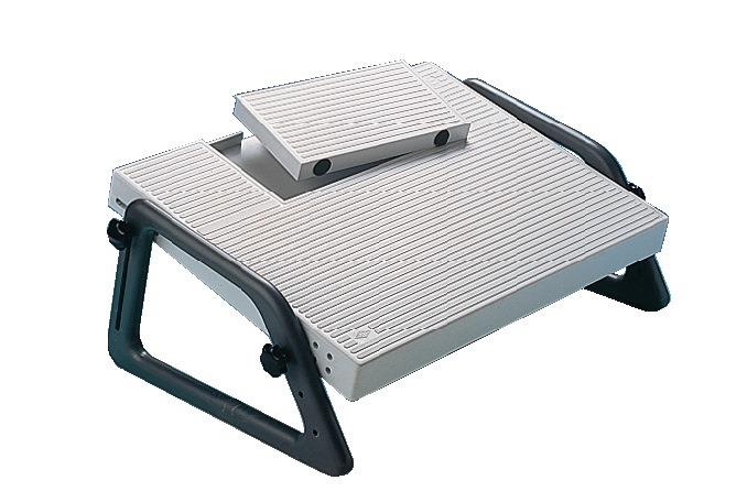 Fußstütze lichtgrau, RAL 7035 B490xT350xH210 mm Höhenverstellung stufenlos 40-210 mm WEDO