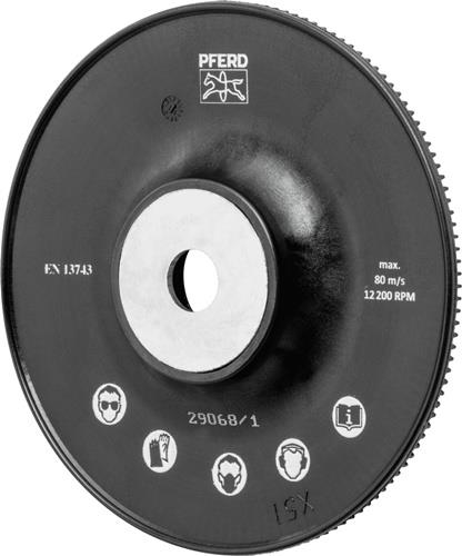 Stützteller H-GT D.125mm M14 m.Spannmutter PFERD