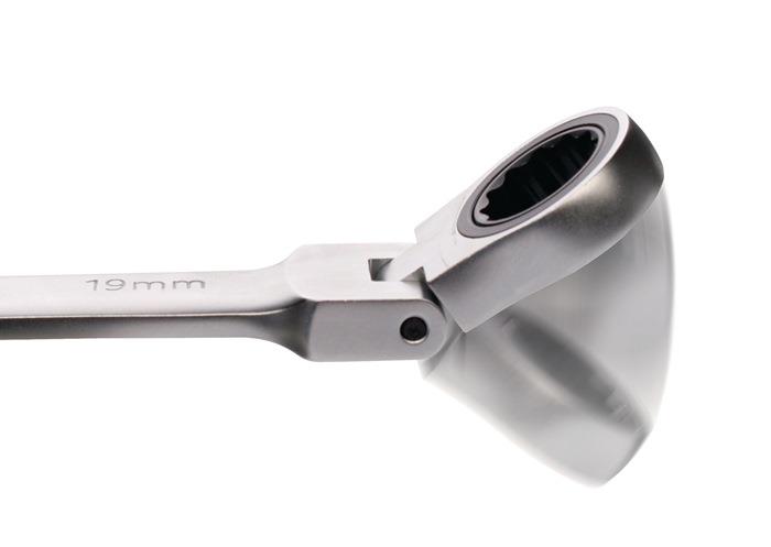 Maulringratschenschlüssel Ringseite flexibel 10 mm 160 mm