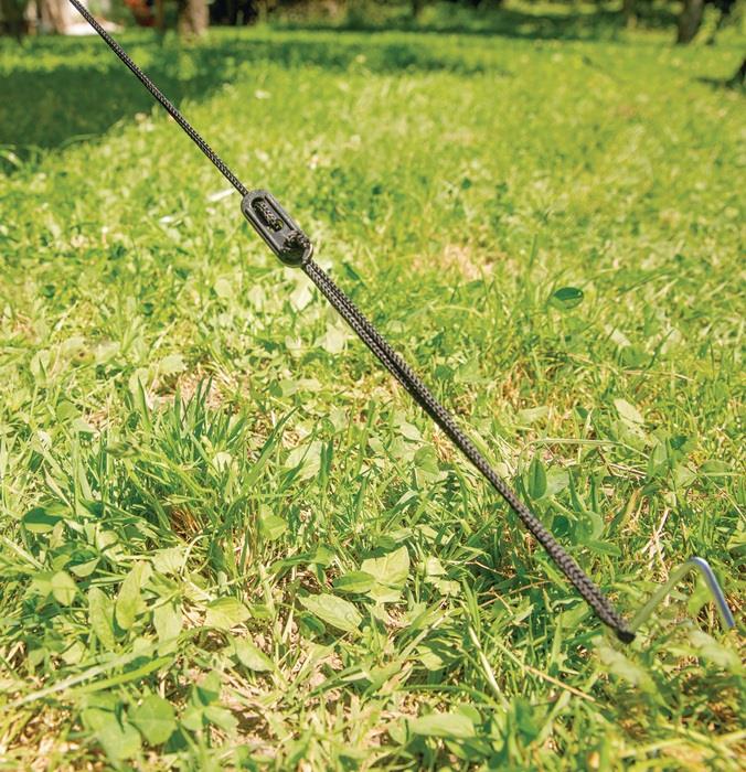 Befestigungsschnur Variabel 6 Schnüre und 2 Spanner Polypropylen Länge 2 m WINDHAGER