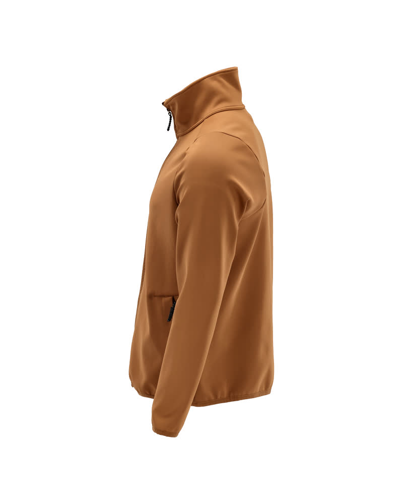 Fleecejacke CUSTOMIZED Nussbraun S
