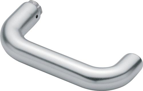 Türdrückerlochteil Paris 138 Alu.F1/naturf.4-KT.8mm DIN L/R HOPPE