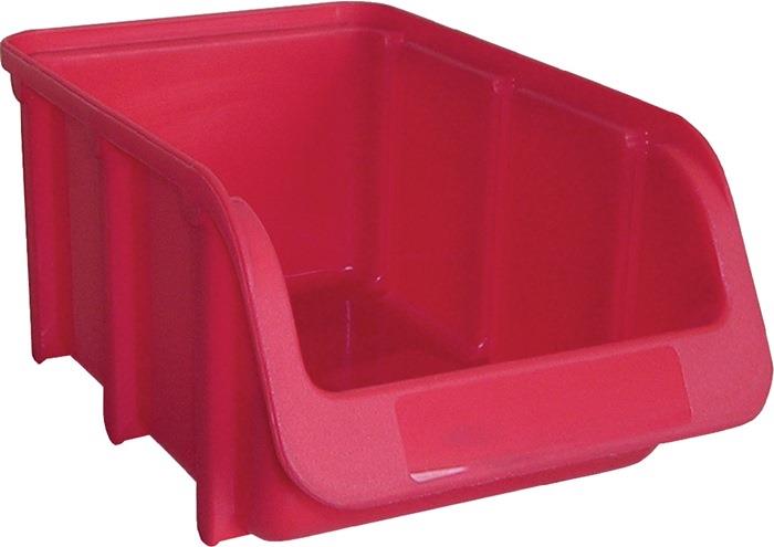 Sichtlagerkasten stapelbar 74 mm 2,3 kg 0,73 l 2 74 mm 164 mm 102 mm 134 mm 102 mm 87 mm rot