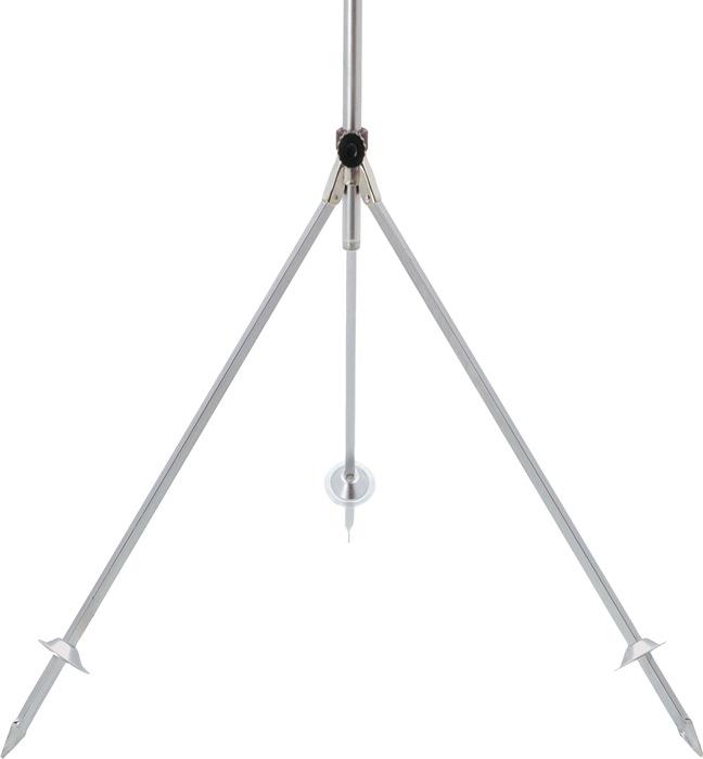 Dreibeinstativ 2xG1″ AG mit Standspitzen