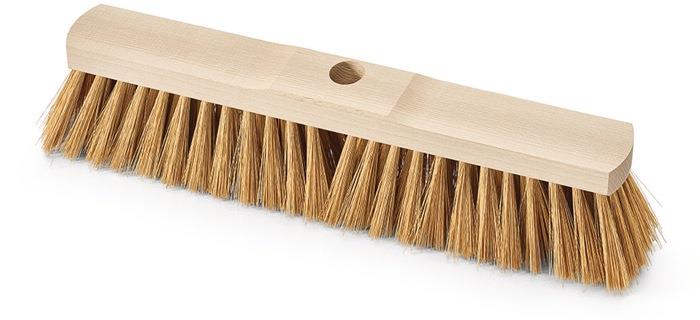 Besen Buchenholzkörper mit Stielloch 400 mm