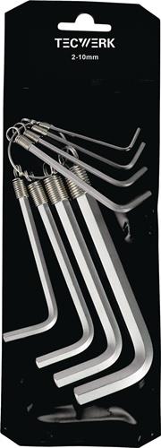 Winkelschraubendrehersatz 8-tlg.Ku.-Tasche SW 2-10mm TW