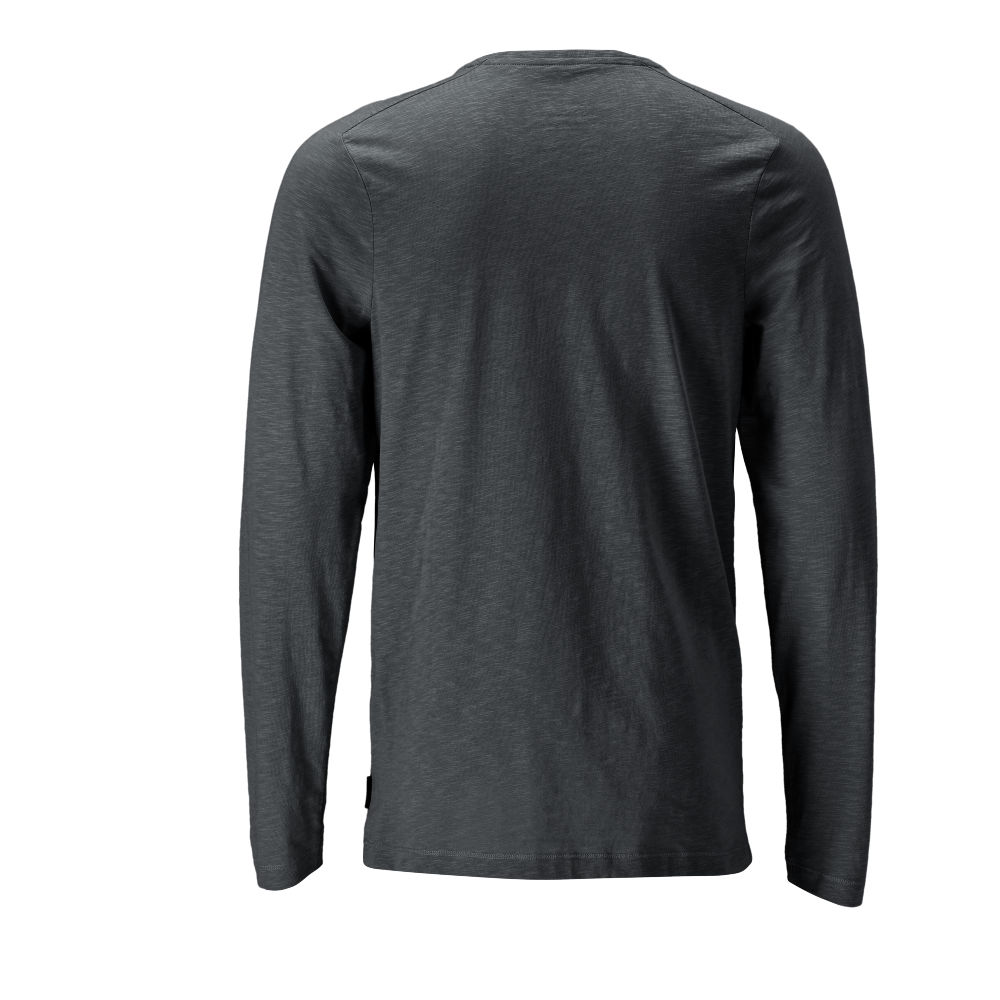 Langarmshirt CUSTOMIZED Anthrazitgrau 3XL