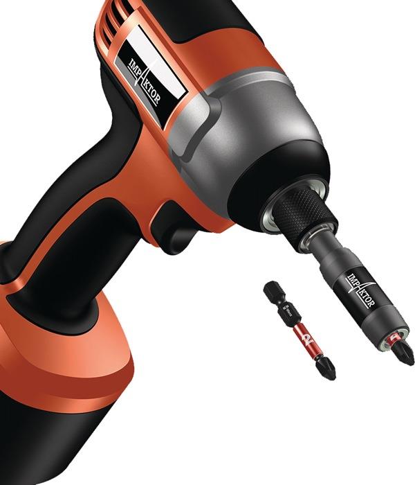 Bithalter 897/4 IMP R für 1/4 ″ Bits C 6,3 Länge 75 mm mit Ringmagnet WERA