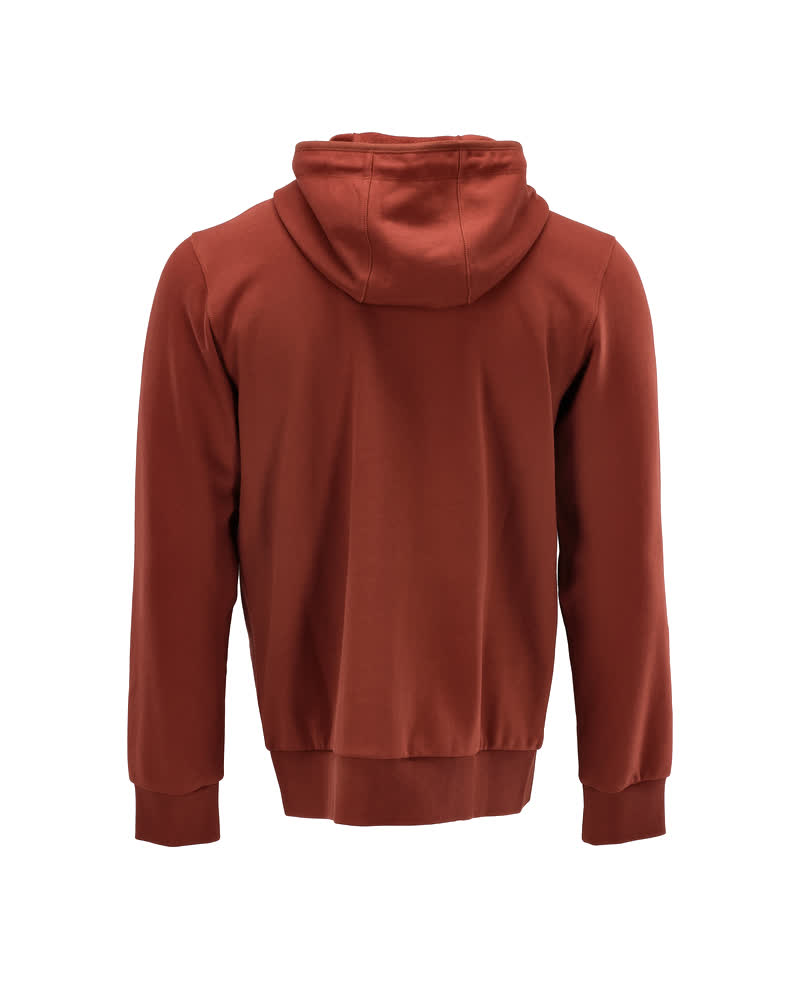 Kapuzenpullover mit Reißverschluss CUSTOMIZED Herbstrot S