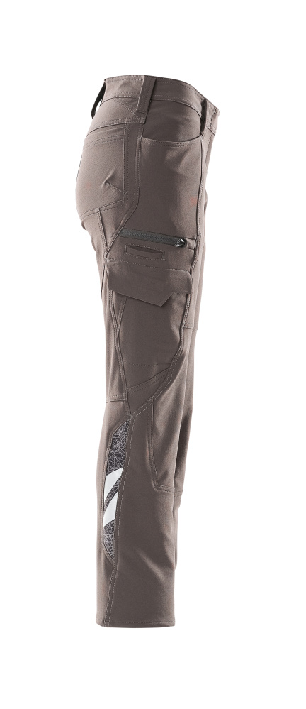 Damen-Passform DIAMOND Hose mit Schenkeltaschen ACCELERATE Dunkelanthrazit 76C34