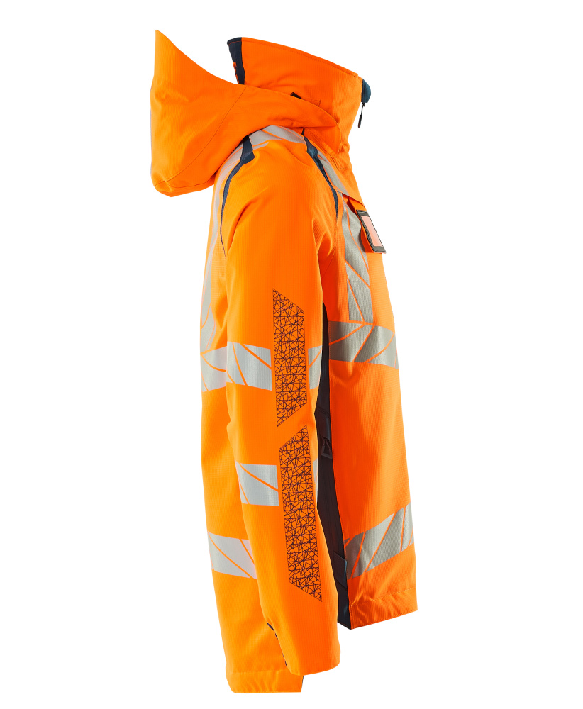 Hardshelljacke ACCELERATE SAFE Hi-vis Orange/Dunkelpetroleum S