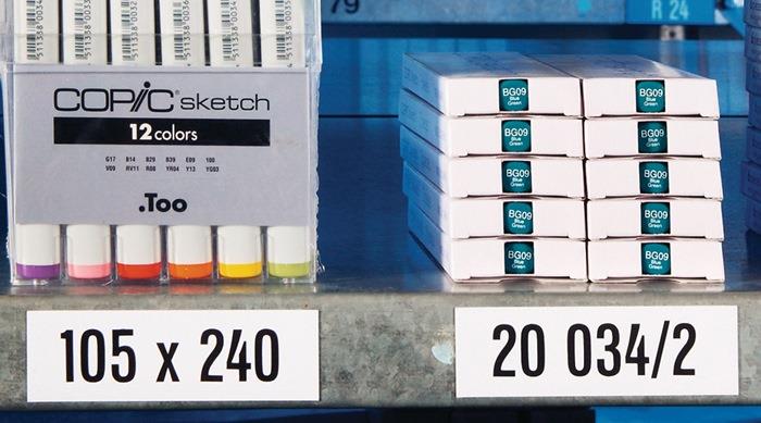 Lagerschild magnetisch 100St./Btl. 20 mm