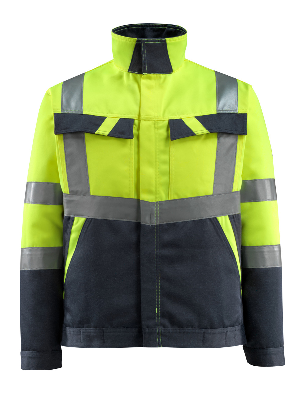 Jacke SAFE LIGHT Hi-vis Gelb/Schwarzblau L