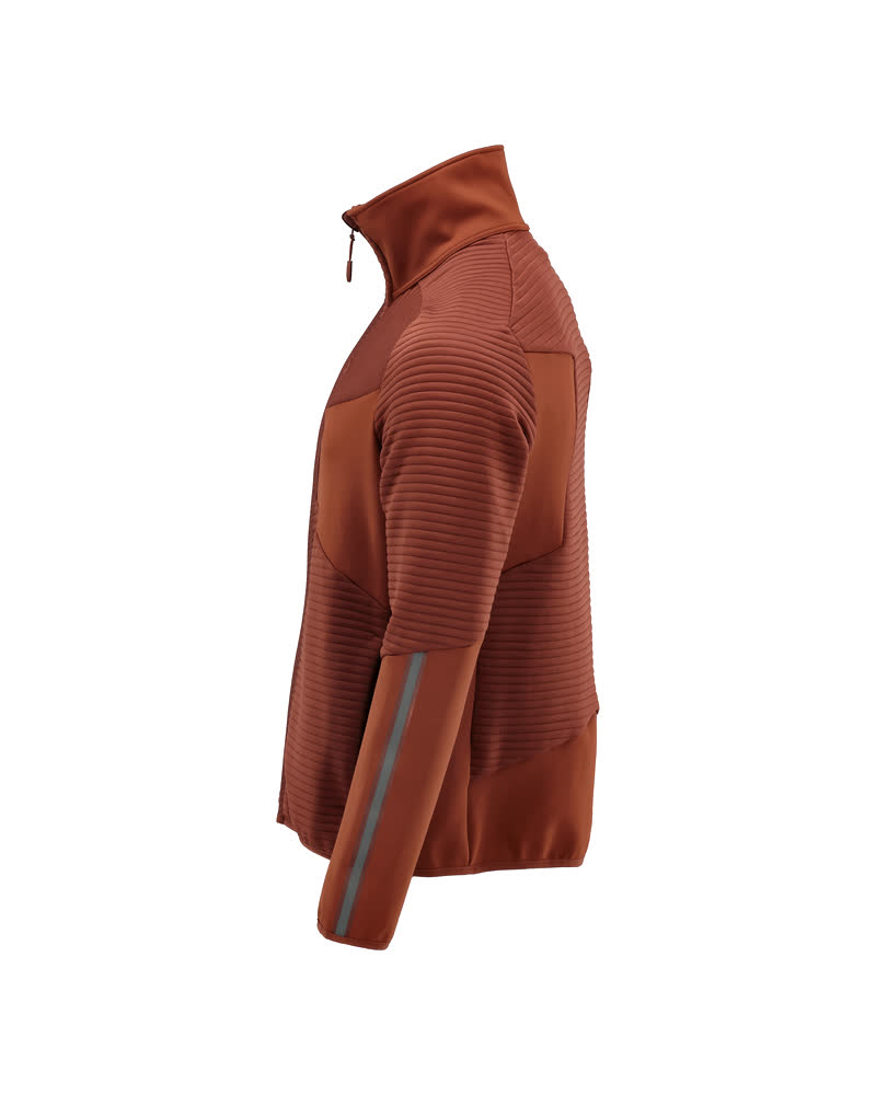 Fleecejacke CUSTOMIZED Herbstrot XS