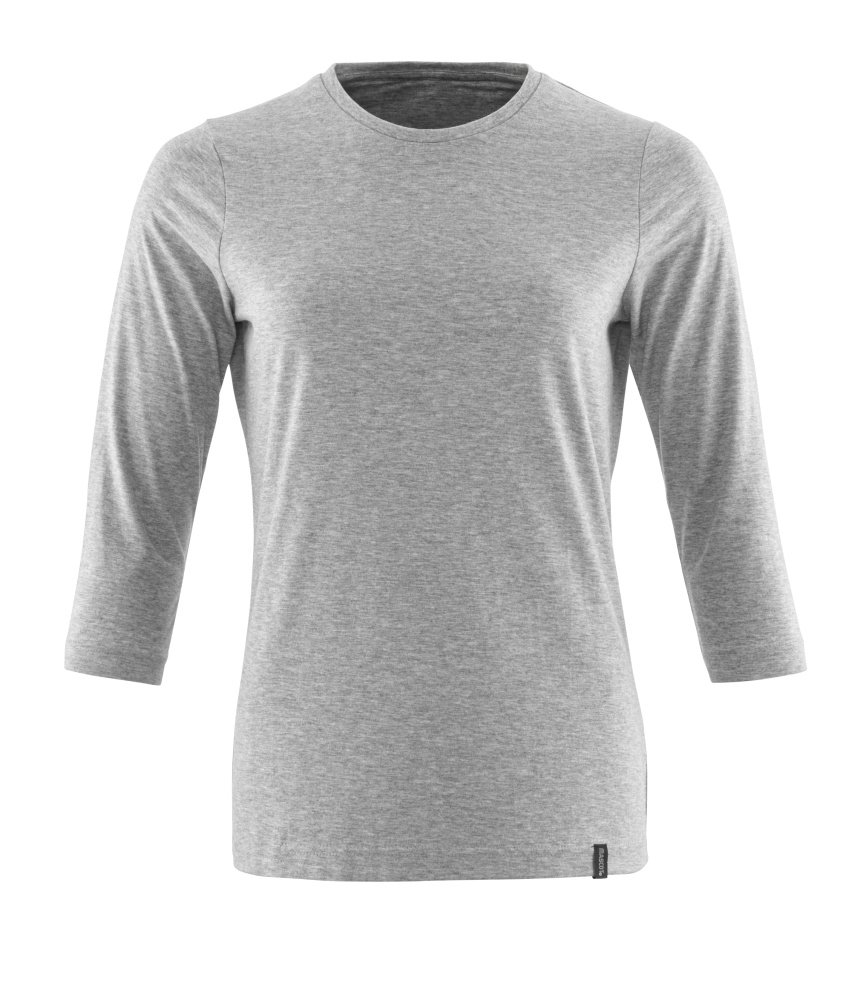 Damen-Passform T-Shirt CROSSOVER Grau-meliert 3XLONE