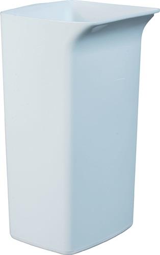 Wertstoffsammler 40l H590xB320xT360mm weiß o.Deckel DURABLE