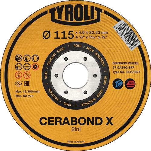 Schruppscheibe Bohrung 22,23 mm TYROLIT
