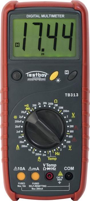 Digitalmultimeter Testboy 313 0-600 V AC, 0-600 V DC RMS TESTBOY