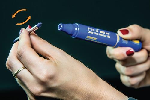 Permanentmarker BIG INK SMART-USE-MARKER XL rot Strich-B.2-4mm Rundspitze