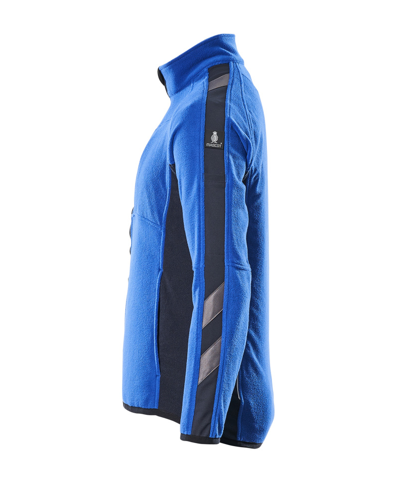 Fleecejacke UNIQUE Kornblau/Schwarzblau XL