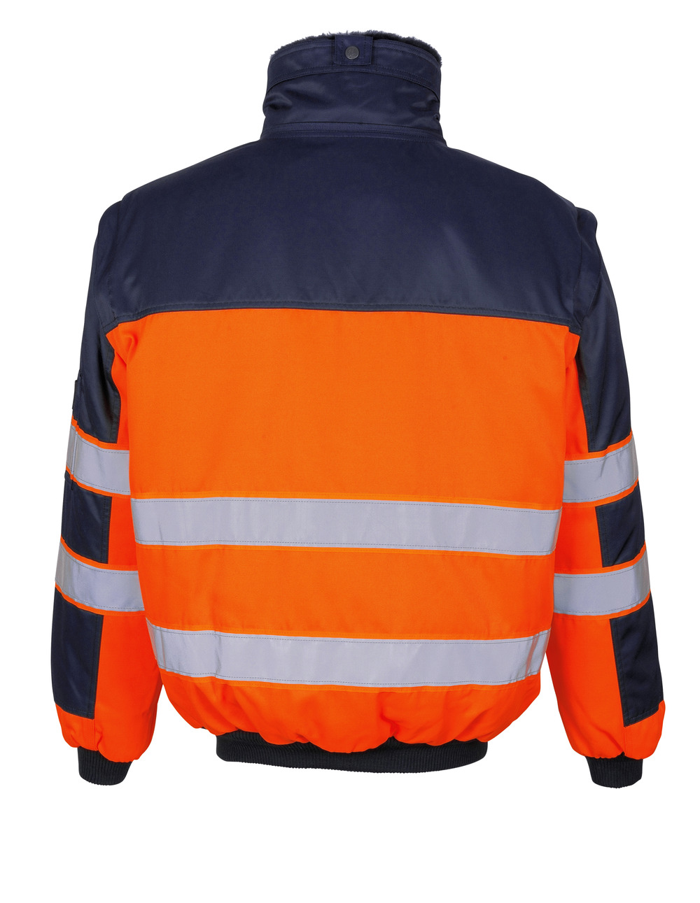 Pilotjacke SAFE IMAGE Hi-vis Orange/Marine XL