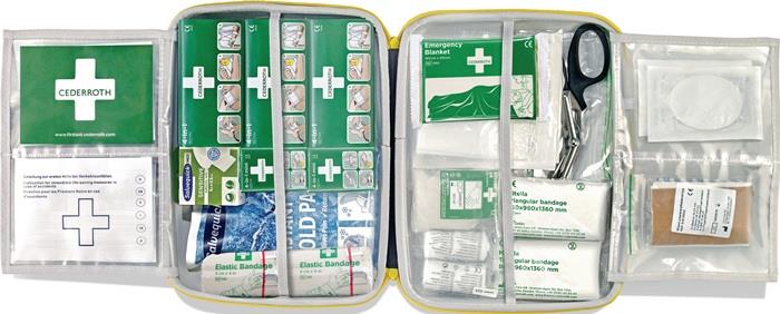 Erste-Hilfe-Tasche B310xH247xT80ca.mm grün CEDERROTH