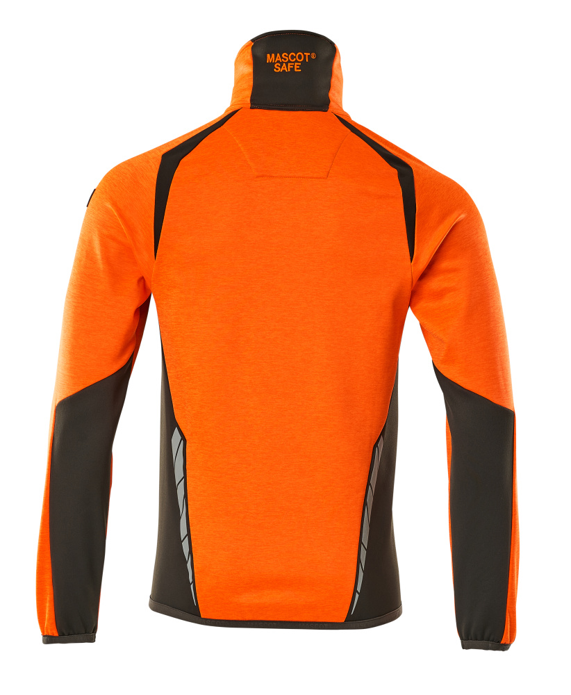 Fleecejacke ACCELERATE SAFE Hi-vis Orange/Dunkelanthrazit L