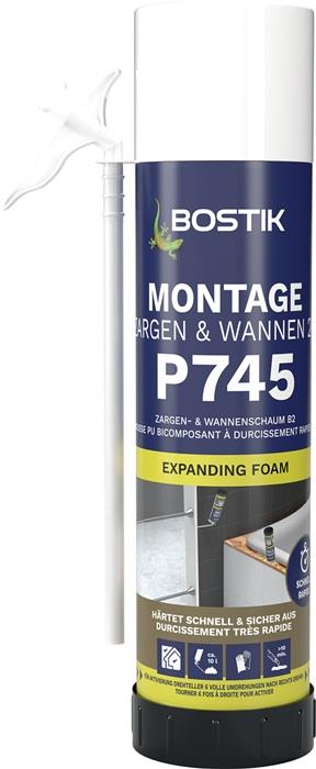 2K-Montageschaum Zargen & Wannen P745 400 ml B2 hellgrün Dose BOSTIK