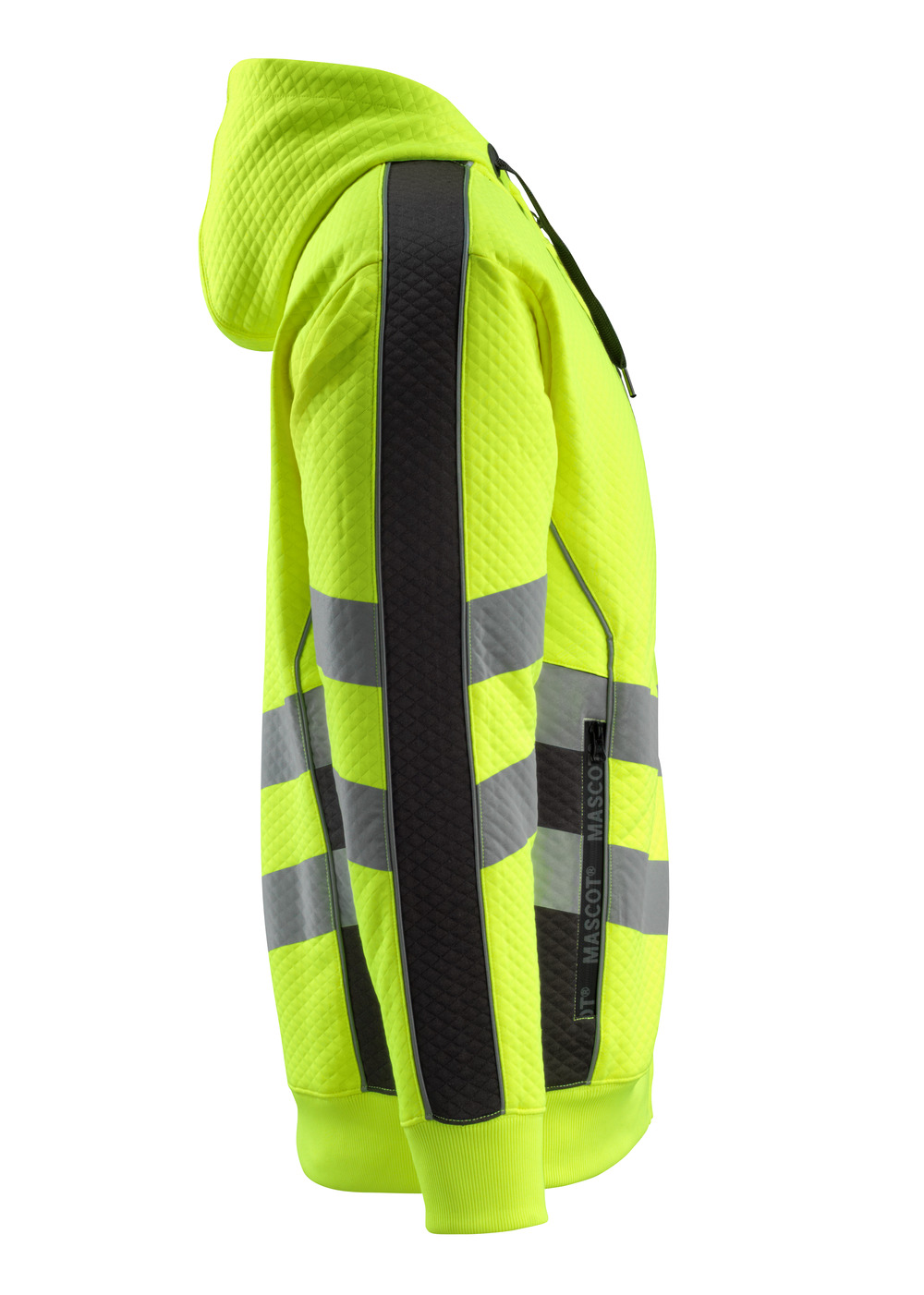 Kapuzenpullover mit Reißverschluss SAFE SUPREME Hi-vis Gelb/Schwarz 4XL