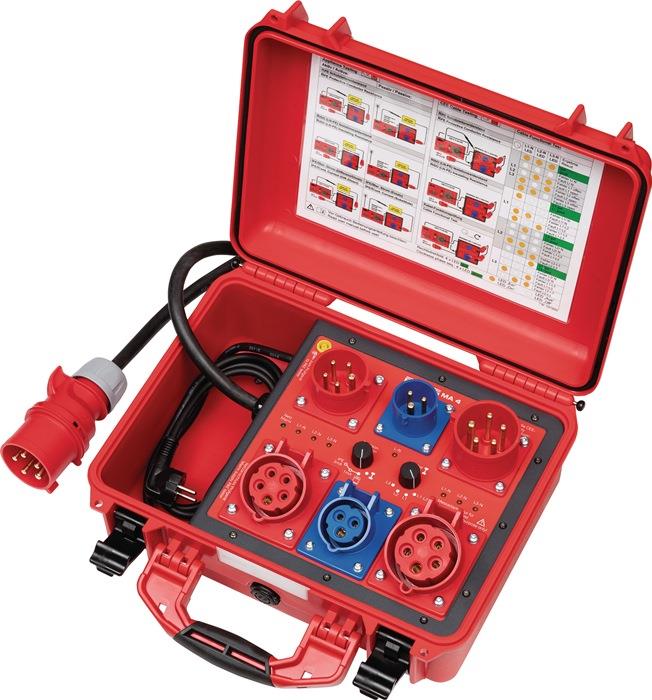 Messadapter MA 4 aktive/passive Prüfung f. 1+3 phasige Geräte auch f. Schweißgeräte BENNING
