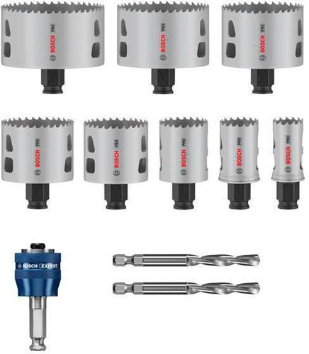 Lochsägen-Set PRO Multi Material PC Plus 11-tlg.25,32,40,54,60,68,76,86mm T.44mm