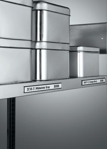 Etikettenhalter B.200mm H.20mm S.3,0mm C-Profil magn.DURABLE