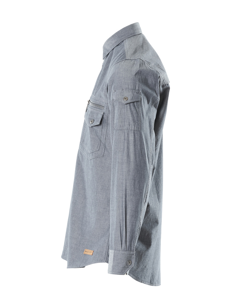 Hemd CROSSOVER Gewaschener dunkelblauer Denim M