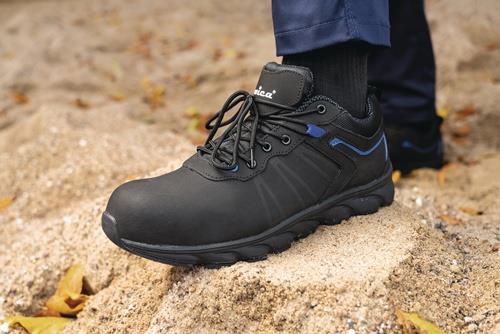 Sicherheitsschuh VEZZO Gr.40W.10,5 schwarz/blau S3 SRC EN20345 Action-Nubuk WICA