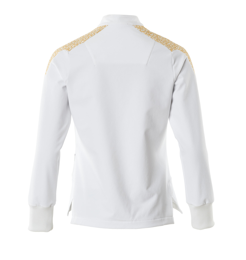 Damen-Passform Jacke FOOD & CARE Weiß/Currygelb M