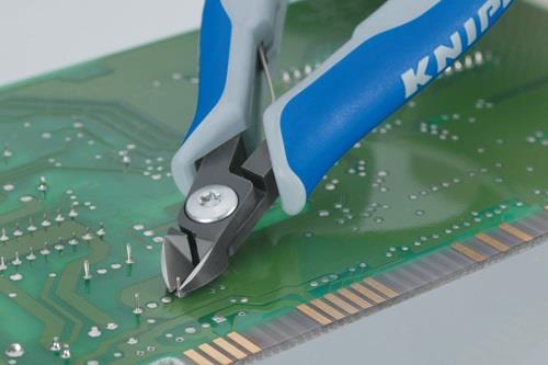 Präzisions-Elektronik-Seitenschn.L.120mm Form 0 Facette ja,sehr kl.pol.KNIPEX